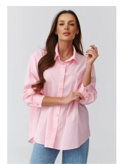 Košile s dlouhým rukávem model 224100 Makadamia