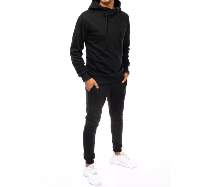 FashionStreet černá pánská tepláková souprava AX0671 FashionStreet černá pánská tepláková souprava AX0671