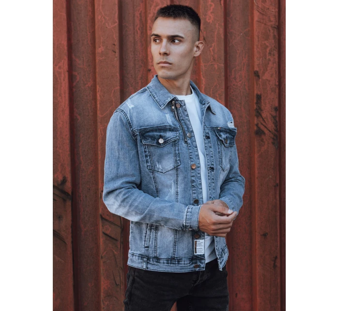 Pánská džínová bunda modrá Dstreet model 21980247 - FashionStreet