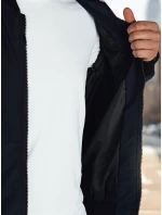 Pánská přechodná bunda bomber modrá Dstreet TX5019