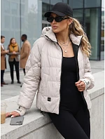 Kurtka damska pikowana z kapturem  model 22350556 - FashionStreet