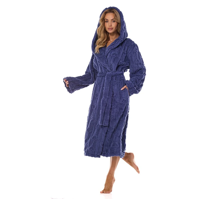 L&L 2404 Carina dlouhý S-2XL dámský župan L&L 2404 Carina dlouhý S-2XL dámský župan