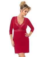 Dámská noční košilka Margo wine - Donna Dámská noční košilka Margo wine - Donna