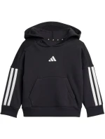 Dětské tepláky adidas Essentials Joggers 3 Stripes Fleece Hoodie black JD6484 Dětské tepláky adidas Essentials Joggers 3 Stripes Fleece Hoodie black JD6484
