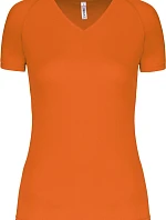 Kariban ProAct PA 477 Dámské sportovní tričko s výstřihem do V 20.P477 fluorescent orange