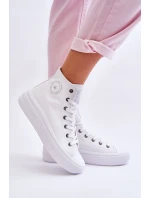 Dámské vysoké tenisky Big Star LL274A183 Bílé