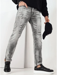 Pánské džínové kalhoty šedé FashionStreet UX4133