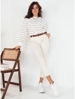 Dámské kalhoty CHITRAS ecru chinos FashionStreet UY1884