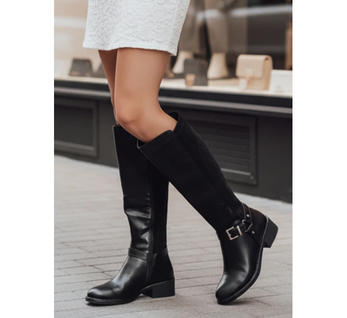 Dámské zateplené boty černé FashionStreet ZY1229