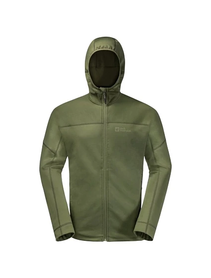 mikina Hooded FZ M pánské model 20907228 - Jack Wolfskin mikina Hooded FZ M pánské model 20907228 - Jack Wolfskin