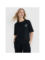 Dámské tričko oversize s potiskem 4F 4FWSS25TTSHF1993-20S Dámské tričko oversize s potiskem 4F 4FWSS25TTSHF1993-20S