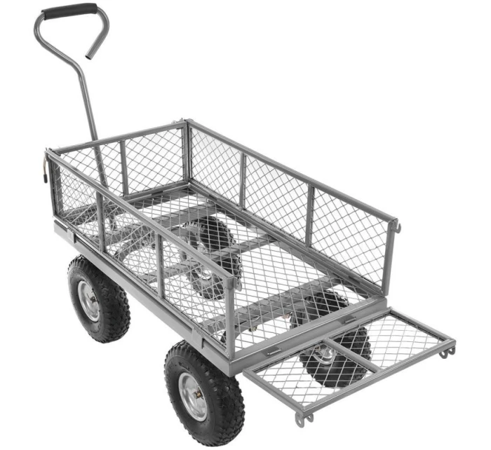 ZAHRADNÍ VOZÍK S PŘÍVĚSEM NA KOLEČKÁCH 270 KG