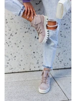 Semišové boty Trapper Světle fialová model 21578095 - S.Barski