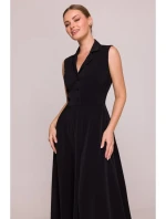 Košilové šaty ve střihu černé model 21154756 - STYLOVE