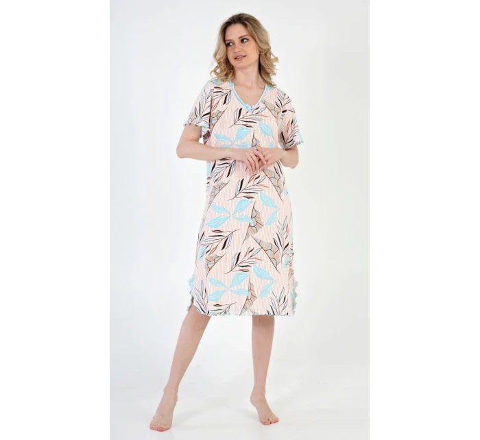 Dámská noční košile s krátkým rukávem Melissa Dámská noční košile s krátkým rukávem Melissa