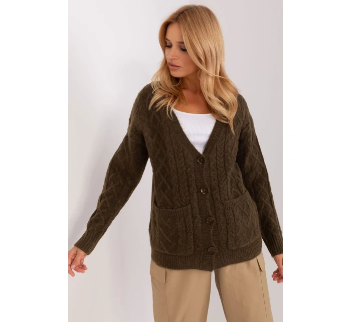 Svetr na zapínání model 186746 AT Svetr na zapínání model 186746 AT