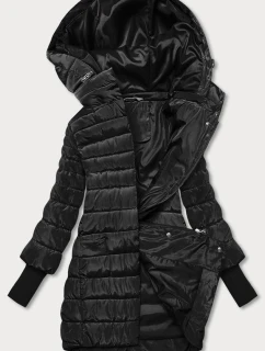 Černá dámská bunda s stahovacími lemy model 21402434 - MINORITY