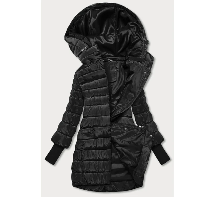 Černá dámská bunda s stahovacími lemy model 21402434 - MINORITY