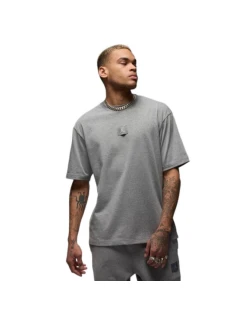 Jordan Flight Essentials 85 Crew Tee Carbon Heather pánské sportovní tričko - model 21932868