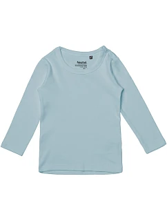 Neutral O 11001 Dětské tričko s dlouhým rukávem 77.1001 light blue