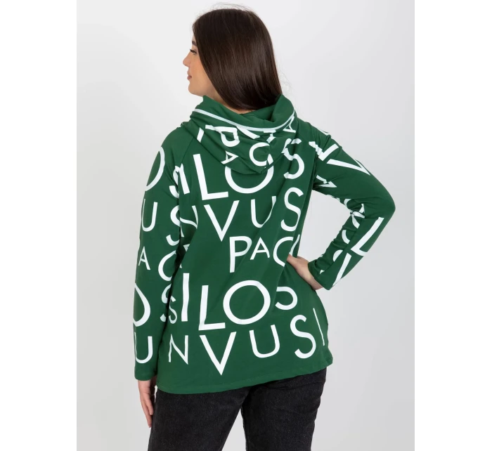 Dámská mikina RV BL 5056 1.95 tmavě zelená