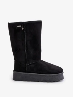 Vysoké Sněhule Na Platformě Big Star OO274895 Černé