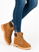 Dámské kožené traperky 37211C - Walkman shoes