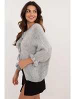 Svetr na zapínání model 200502 Italy Moda Svetr na zapínání model 200502 Italy Moda