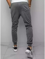 Pánské šedé teplákové kalhoty model 21962847 - Dstreet