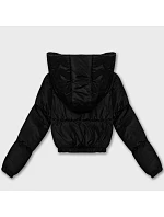 Černá krátká zimní bunda typu model 21483436 - J.STYLE Černá krátká zimní bunda typu model 21483436 - J.STYLE