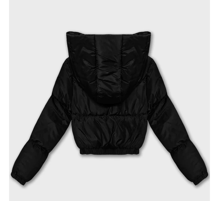 Černá krátká zimní bunda typu puffer J Style (5M3360-392)