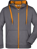 Daiber JN 355 Pánská mikina Doubleface 02.0355 carbon/orange