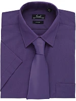PR 202 Popelínová košile s krátkým rukávem model 22475770 purple - Premier PR 202 Popelínová košile s krátkým rukávem model 22475770 purple - Premier