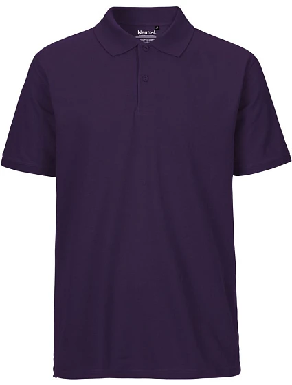 Neutral O 20080 Pánské piqué polo z bio bavlny 77.2080 purple Neutral O 20080 Pánské piqué polo z bio bavlny 77.2080 purple