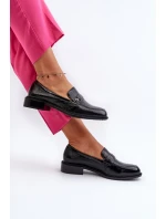 Dámské lakované mokasíny černé Nerilaja Dámské lakované mokasíny černé Nerilaja