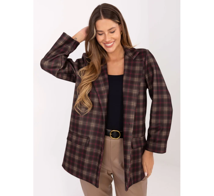 Marynarka IT MA model 21441119 ciemny brązowy - FPrice