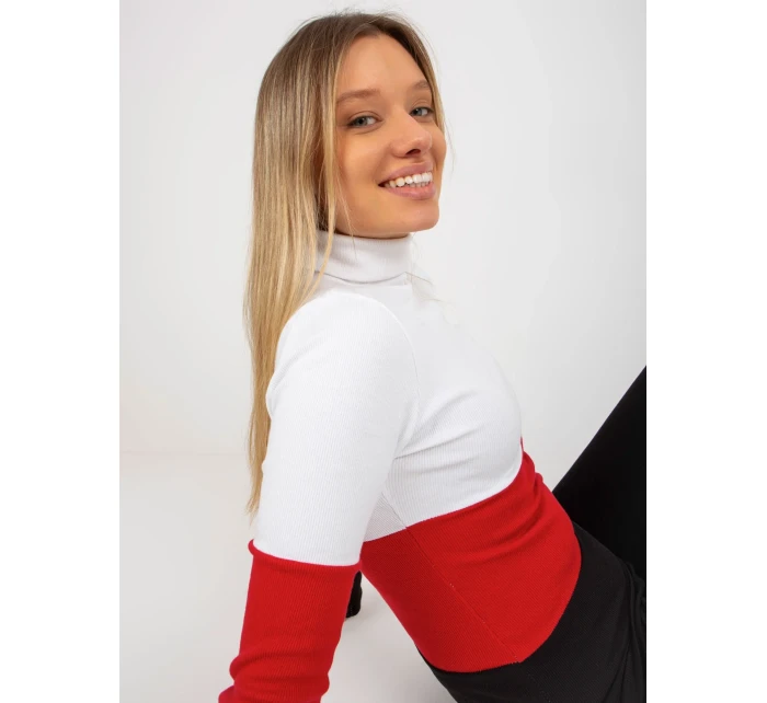 Dámská halenka RV BZ 8465 1.14P červená - FPrice Dámská halenka RV BZ 8465 1.14P červená - FPrice