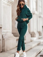 Dámská tepláková souprava Bibi D8 tmavě zelená - IVON