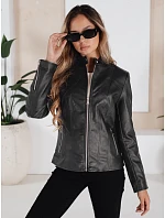 Dámská kožená bunda TY5202 černá - FashionStreet Dámská kožená bunda TY5202 černá - FashionStreet