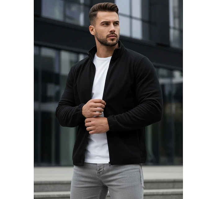 Bluza męska rozpinana czarna model 22103254 - FashionStreet