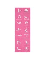 Skládací podložka na jógu 1700x600x5MM RED ENERO FIT