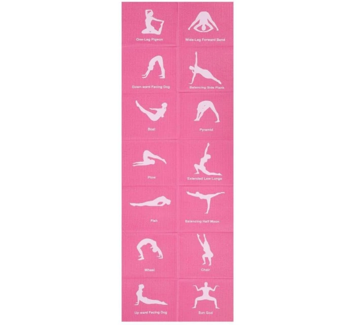 Skládací podložka na jógu 1700x600x5MM RED ENERO FIT