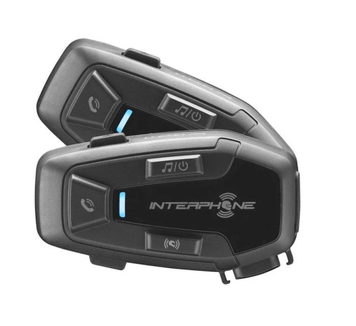 Interkom pro motocykly INTERPHONE U-COM 7R, sada pro 2 přilby