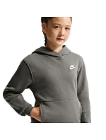 Dětská mikina Nike Sportswear Club Fleece, šedá, FD3000 289