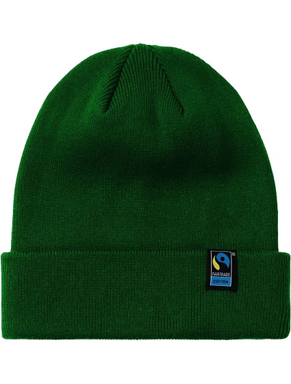 Neutral O 93055 Pletená bio fairtrade čepice 77.9355 bottle green Neutral O 93055 Pletená bio fairtrade čepice 77.9355 bottle green
