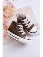 Dětské Vysoké Tenisky Khaki Filemon Dětské Vysoké Tenisky Khaki Filemon