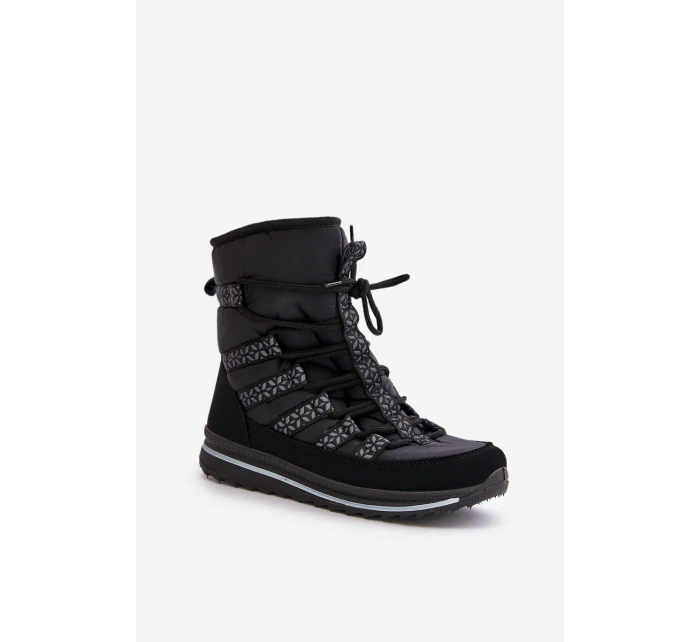 Dámské šněrovací boty do sněhu Progress model 21677045 Černé - Boto