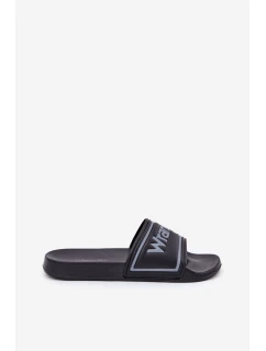 Pánské Pantofle WRANGLER AVERELL SLIDER MEN LOW 20251042.25Y Černé