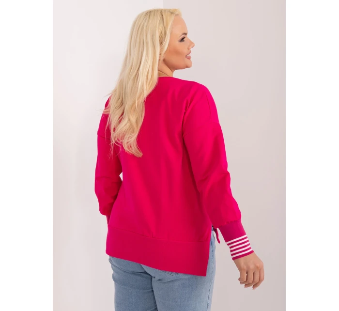 Bluzka RV BZ model 19755288 fuksjowy - FPrice Bluzka RV BZ model 19755288 fuksjowy - FPrice
