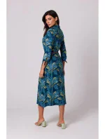 B259 Košilové šaty na knoflíky - model 2